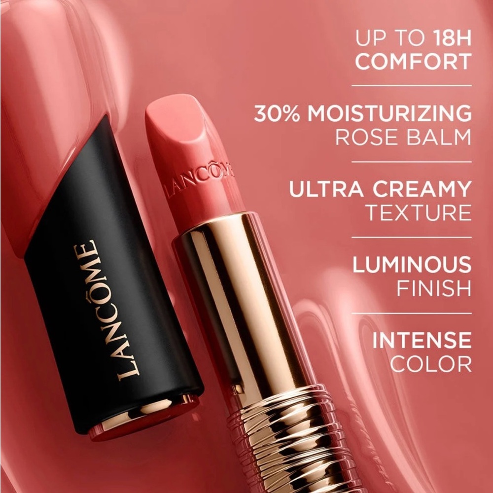 Lancôme L'absolu Rouge Cream Lipstick 274 French Tea New w/o Box - Picture 3 of 15